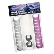 Mage Wars - Action Marker Set 2 (Grey & Purple)